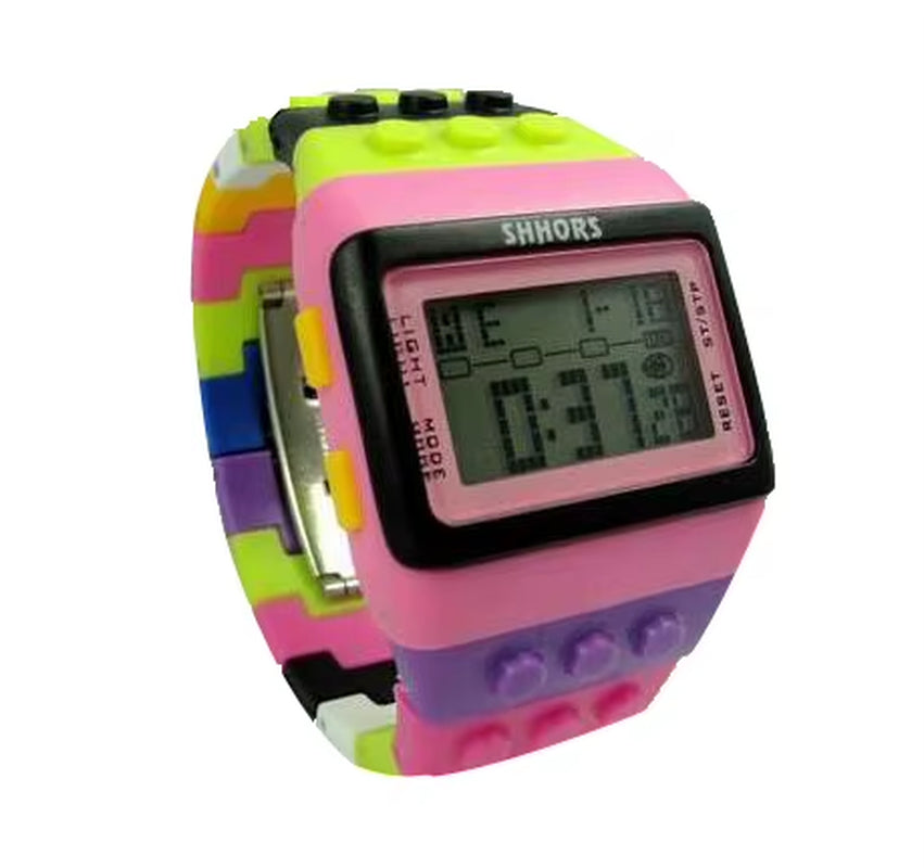 SHHORS Watches Led Digital Watches Electronic Wristwatch Fashion Plastic Watches Women Watches Rainbow Watch Reloj Mujer