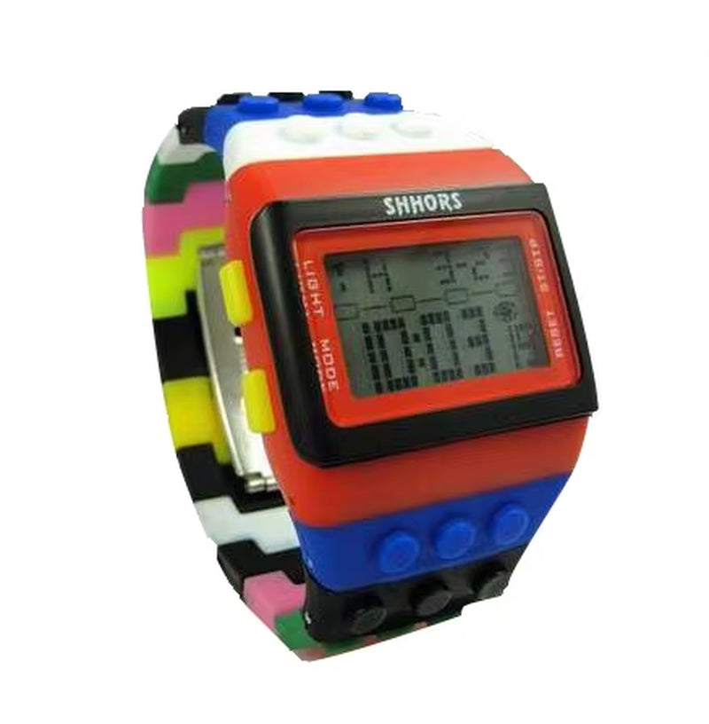 SHHORS Watches Led Digital Watches Electronic Wristwatch Fashion Plastic Watches Women Watches Rainbow Watch Reloj Mujer